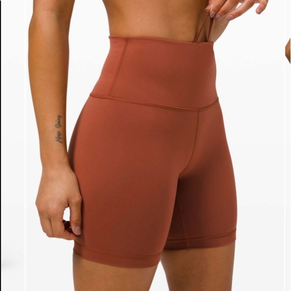 Lululemon Wunder Train High-Rise Short 6"
Dark Terracotta - like new condition